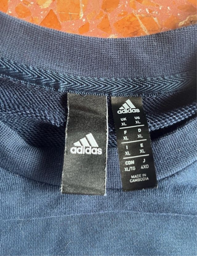 Sudadera Adidas Azul