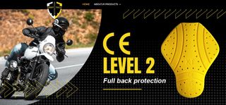 Espaldera moto nivel 2 homologada KT355S - 38cms