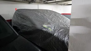 Funda coche exterior acolchada con cremallera