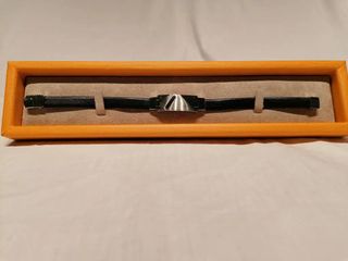 Pulsera Lotus Style Cuero y Acero Hombre