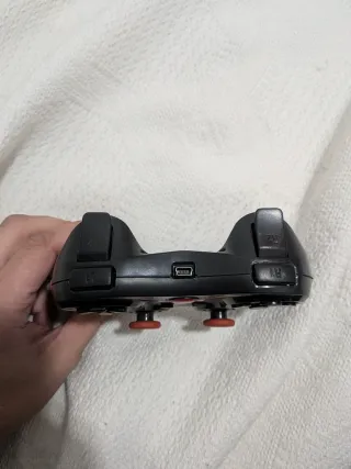 Mando Compatible PS3 Negro/Rojo