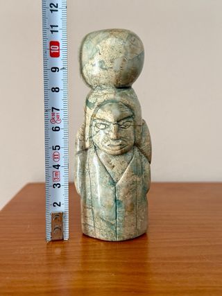 Escultura tallada en Jade Penate Mixteco