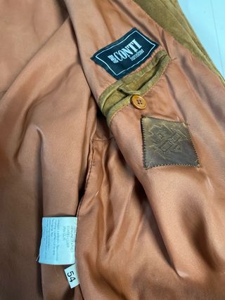 Cazadora de ante marrón