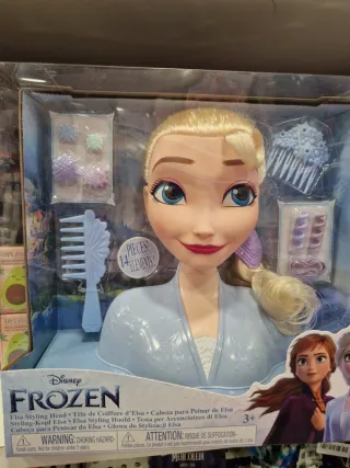 Frozen Testa Acconciature Elsa
