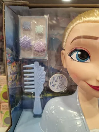 Frozen Testa Acconciature Elsa