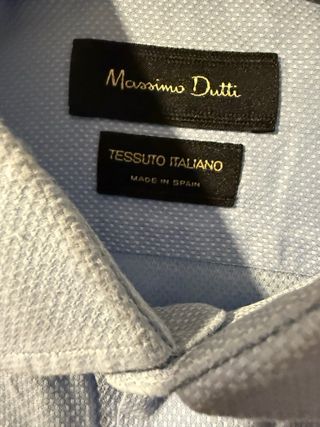 Camisa Massimo Dutti Azul