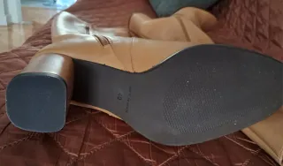 Botas altas de piel ¡a estrenar!