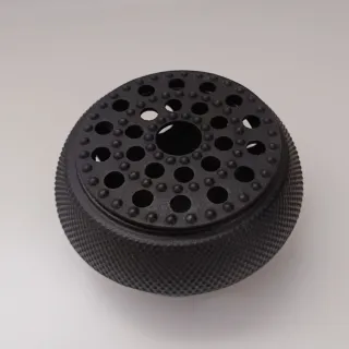 Tetera de hierro fundido negra