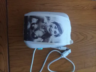 Mini impresora portátil con cara de gato