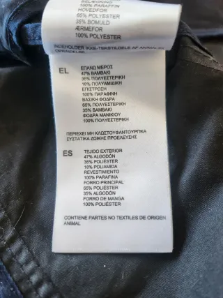 Chaqueta larga Marc O'Polo azul