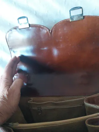 Bolso vintage piel cocodrilo