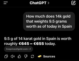 Bracciale in oro 14k (9,6 g)