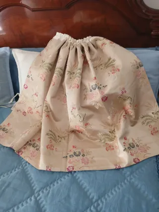 Traje de Fallera Beige y Rosa