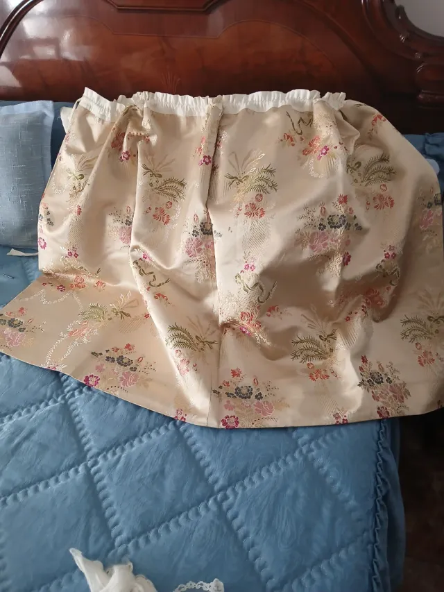 Traje de Fallera Beige y Rosa