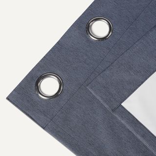 Tende oscuranti termiche azzurre con incisione 140x260cm