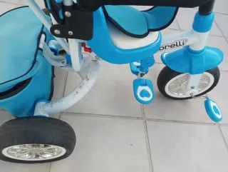 Triciclo infantil azul 3 en 1