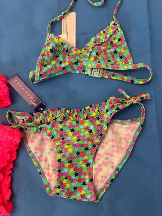 Bikini per bambina Zara e Calzedonia a stelle 3-4 anni