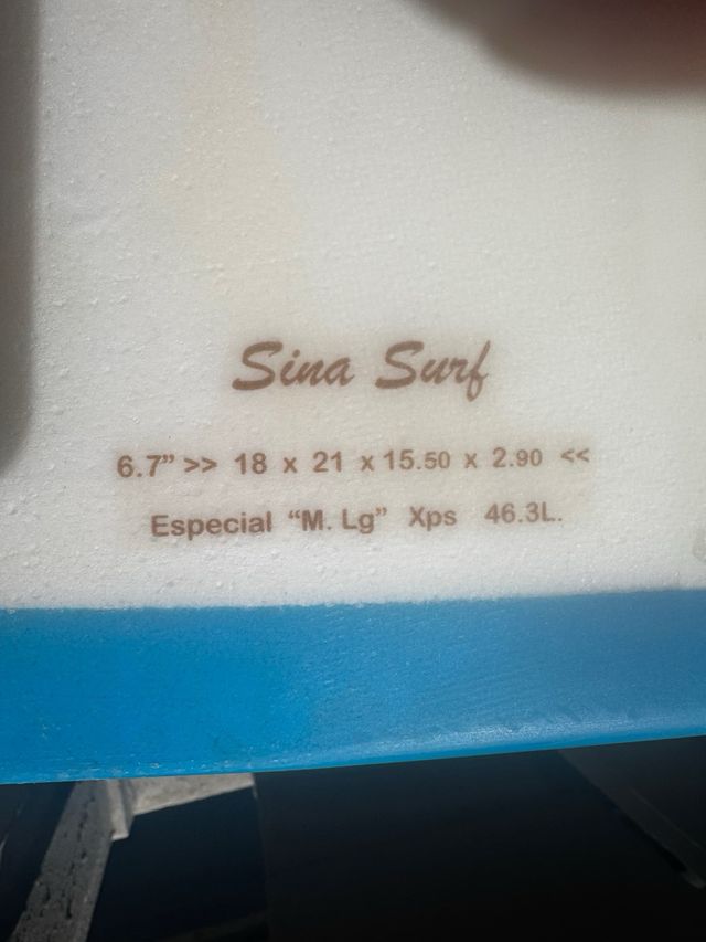 Tabla de surf 6'7 46L