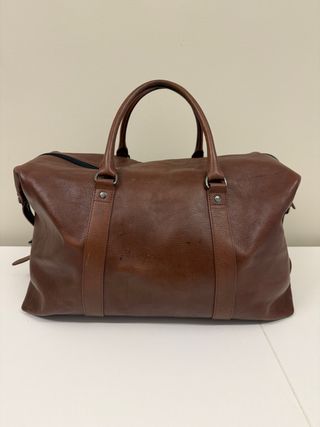 Bolso de viaje BOSTON de cuero marrón