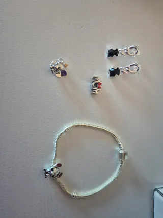 Conjunto Tous,Pulsera y Charms