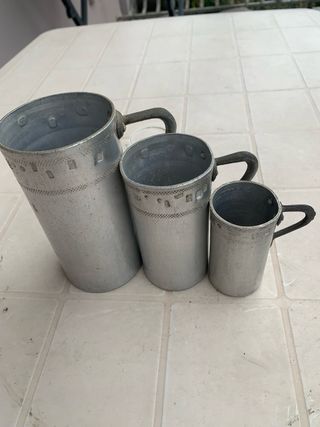 Set 3 Misurini Alluminio Vintage prezzo per uno
