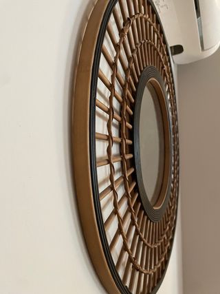 Espejo bambú y negro