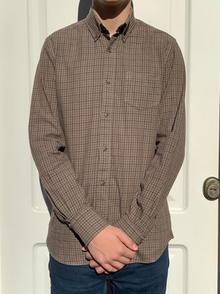 Camisa Casual Massimo Dutti Marrón