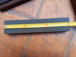 Piedra afilar antigua dos granos  gran tamaño