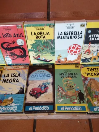 Lote 15 VHS Tintín