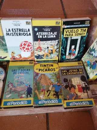 Lote 15 VHS Tintín