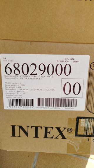 Filtros Intex Piscina