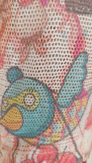 Jersey Malla Estampado Multicolor Talla Única