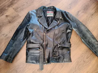 Cazadora Biker Cuero