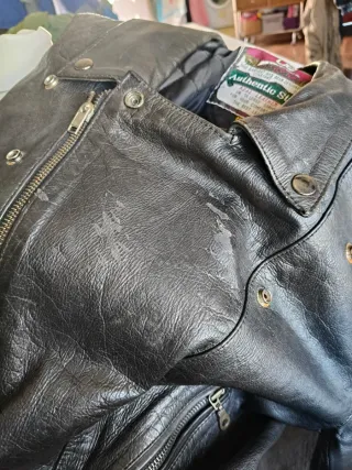 Cazadora Biker Cuero