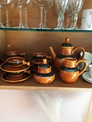 Juego de café vintage cerámica
