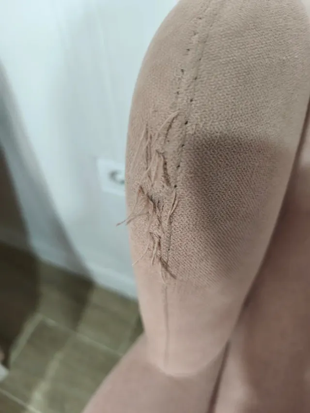 Dos Butacas rosa de tela