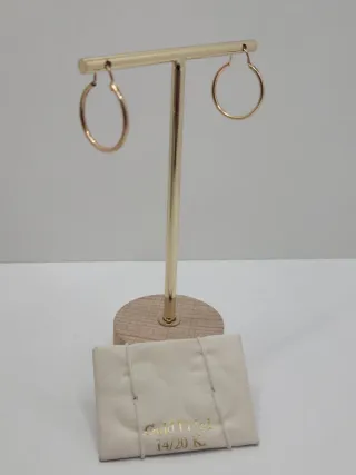 Orecchini a cerchio in oro 14/20K