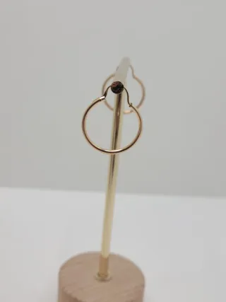 Orecchini a cerchio in oro 14/20K