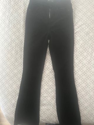 Pantalón pana negro Massimo Dutti