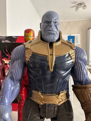 Figuras Marvel: Spiderman, Iron Man, Thanos
