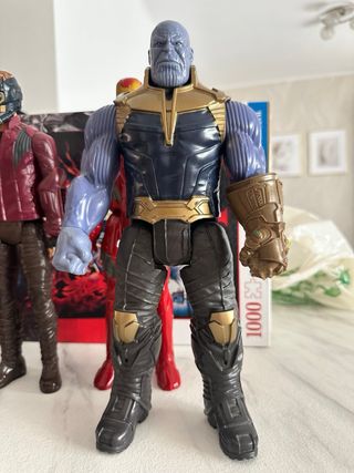 Figuras Marvel: Spiderman, Iron Man, Thanos
