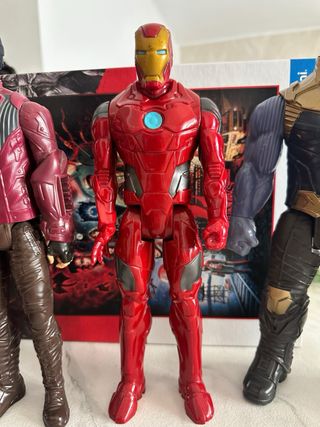 Figuras Marvel: Spiderman, Iron Man, Thanos