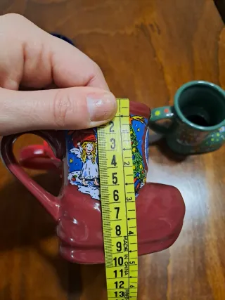 Set 4 Tazze Natalizie Ceramica Stivali