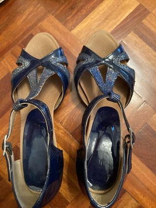 Sandalias Ortopédicas Azul Marino Talla 36