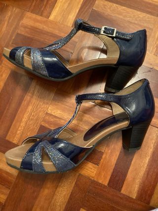 Sandalias Ortopédicas Azul Marino Talla 36