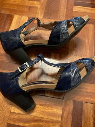 Sandalias Ortopédicas Azul Marino Talla 36
