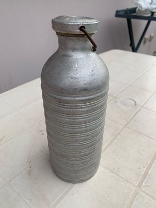 Bottiglia Vintage Alluminio Collezionismo