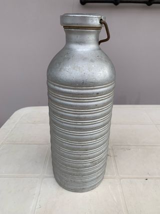 Bottiglia Vintage Alluminio Collezionismo