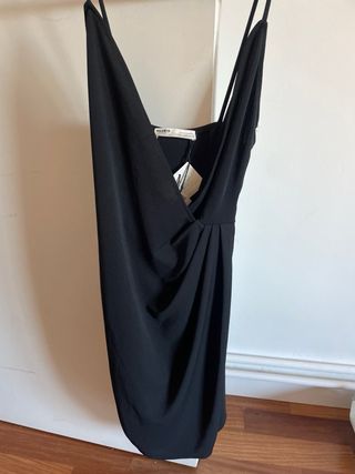 Vestido negro tirantes Pull&Bear Talla XS