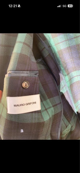 Cappotto Tartan Mauro Grifoni Sfoderato